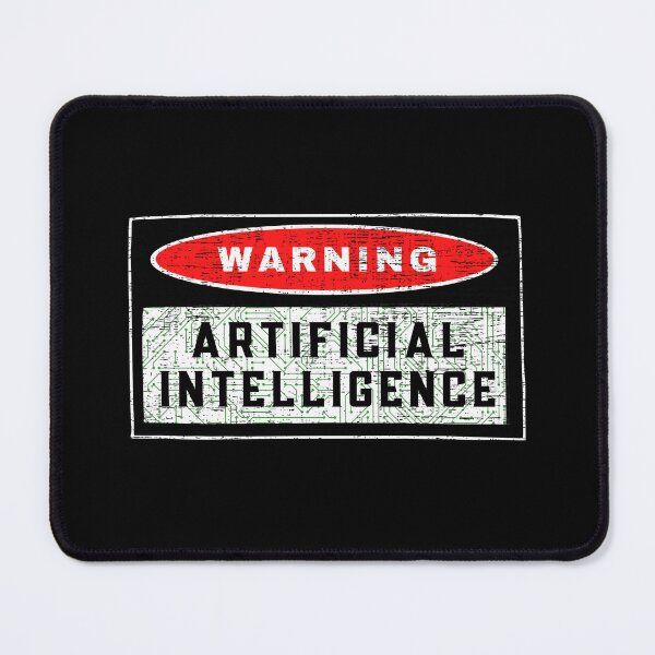 Item preview, warning sign - Artificial intelligence designed and sold by yococo.