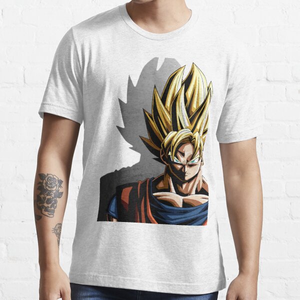 Dragon Ball Z Goku and Villains Men's White Vintage Graphic Tee Shirt - M