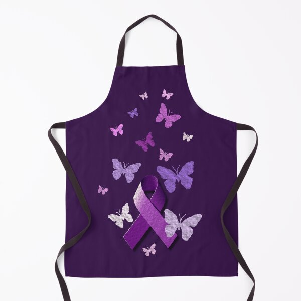Item preview, Purple Awareness Ribbon with Butterflies  designed and sold by Alondra.