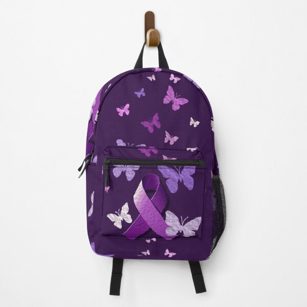Item preview, Purple Awareness Ribbon with Butterflies  designed and sold by Alondra.