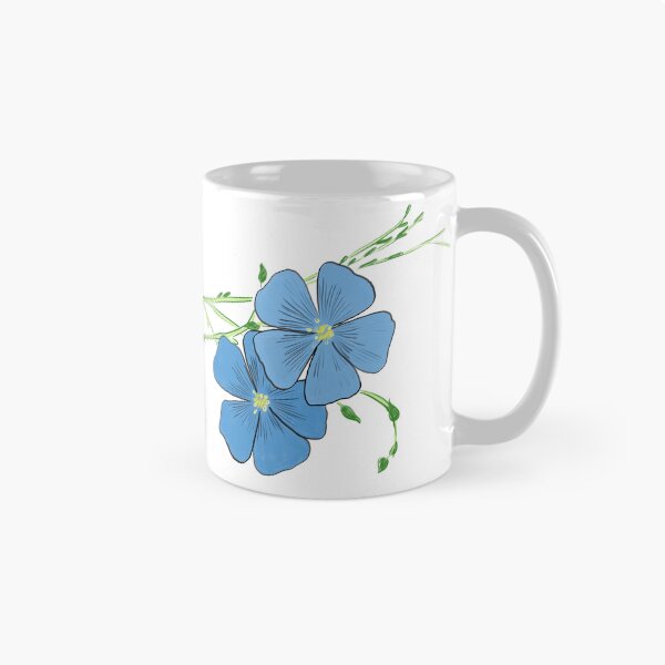 Item preview, Blue flax drawing  designed and sold by EJoyC.