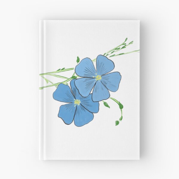 Item preview, Blue flax drawing  designed and sold by EJoyC.