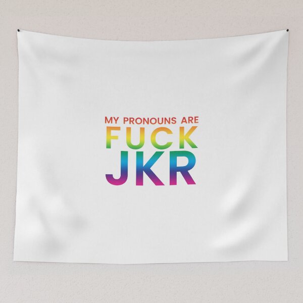 Item preview, My Pronouns Are F*ck JKR designed and sold by asexualmemes.