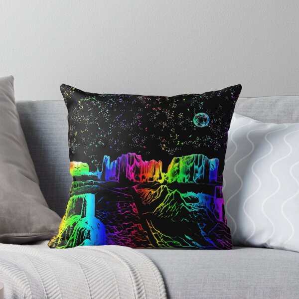 Item preview, Planet Rainbow City Night designed and sold by Roanemermaid.