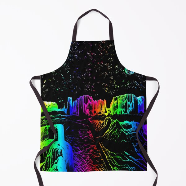 Item preview, Planet Rainbow City Night designed and sold by Roanemermaid.
