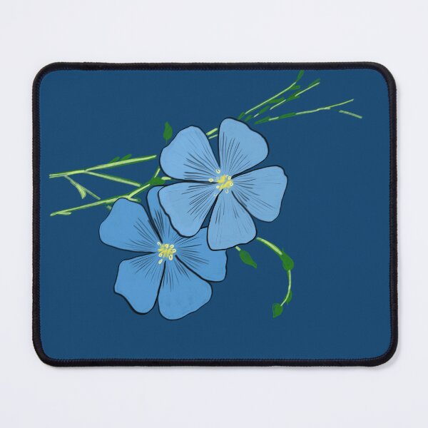 Item preview, Blue flax flowers  designed and sold by EJoyC.