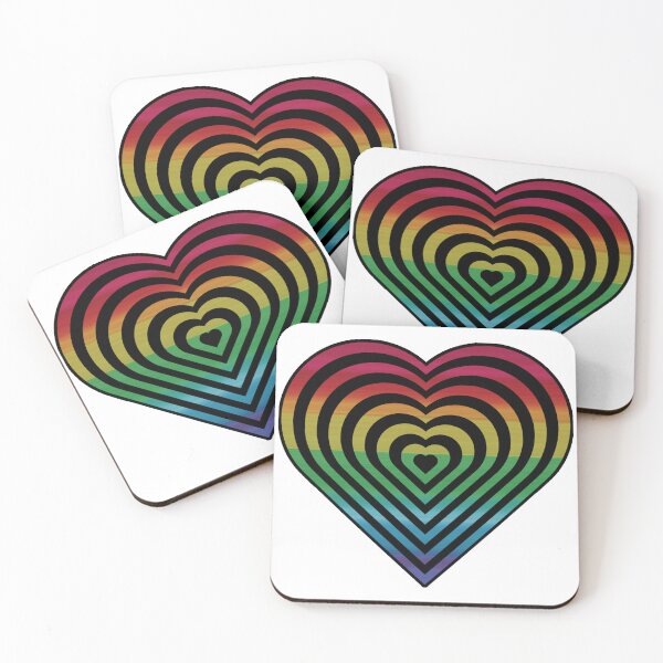 Item preview, Nested Rainbow Heart designed and sold by ThePurpleFrog.
