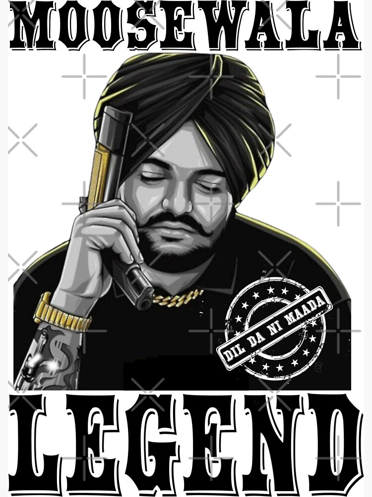 "sidhu moose wala sticker" for Sale by vpaints Redbubble