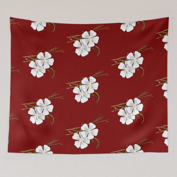 Item preview, White flax drawing  designed and sold by EJoyC.