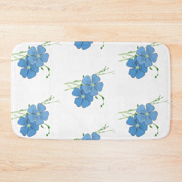Item preview, Blue flax drawing  designed and sold by EJoyC.