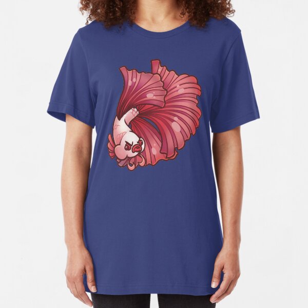 Angry Betta Slim Fit T-Shirt