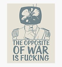 Prince Robot Fucking War Photographic Print
