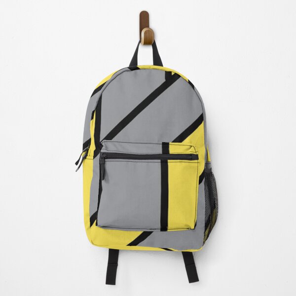 Item preview, Yellow and Gray Pattern with Vertical and Diagonal Lines designed and sold by AliCatOriginals.