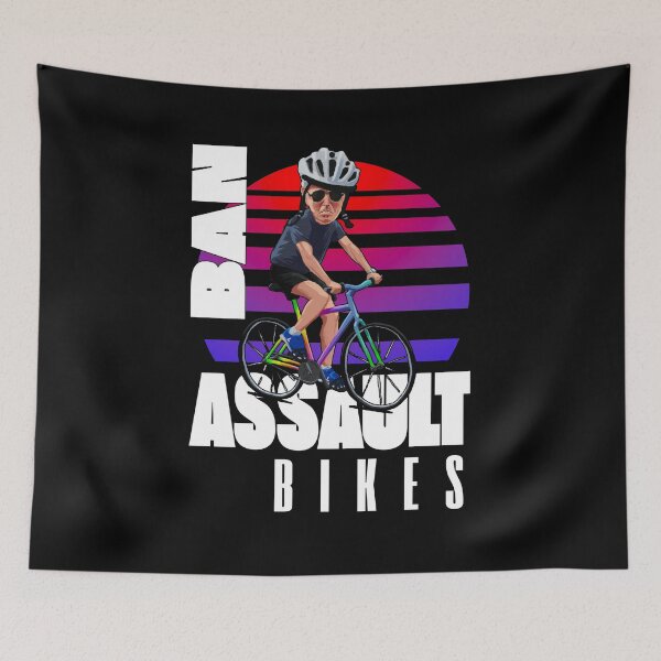 Item preview, Ban Assault Bikes Funny Biden designed and sold by MaryJaneRC.