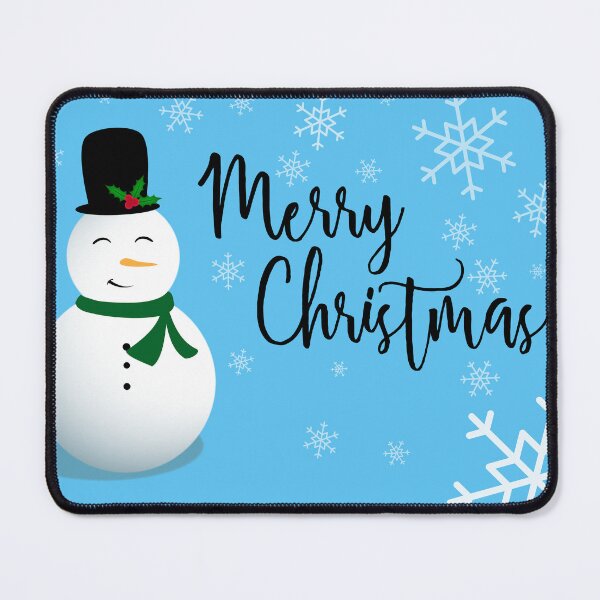 Item preview, Merry Christmas Snowman in Snowflakes designed and sold by Johnston Creative.