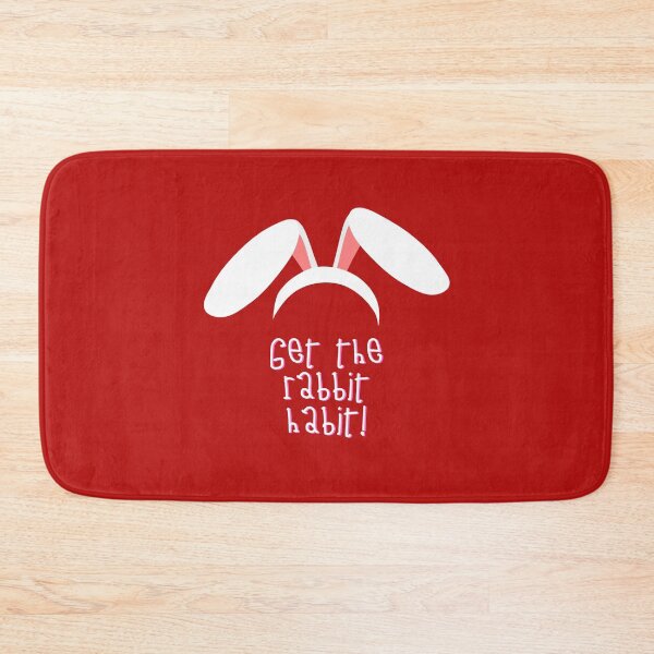 Item preview, Get the Rabbit Habit Fun Design designed and sold by PapitosPlace.