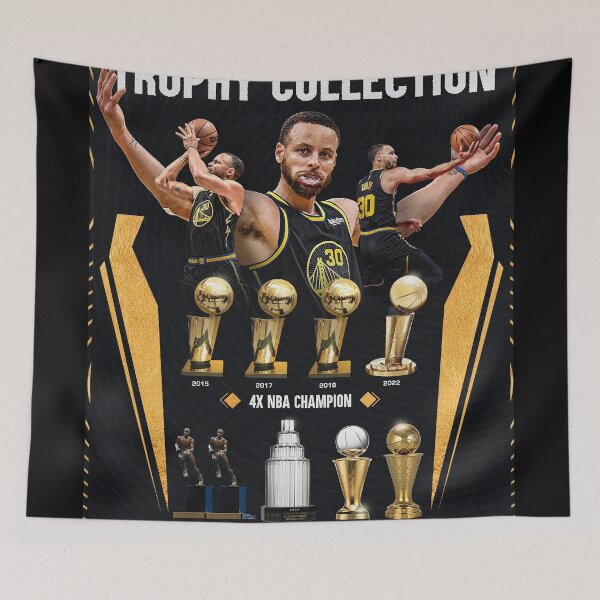 Item preview, Stephen Curry 4 time Champions and Final MVP designed and sold by MichaelBK11.