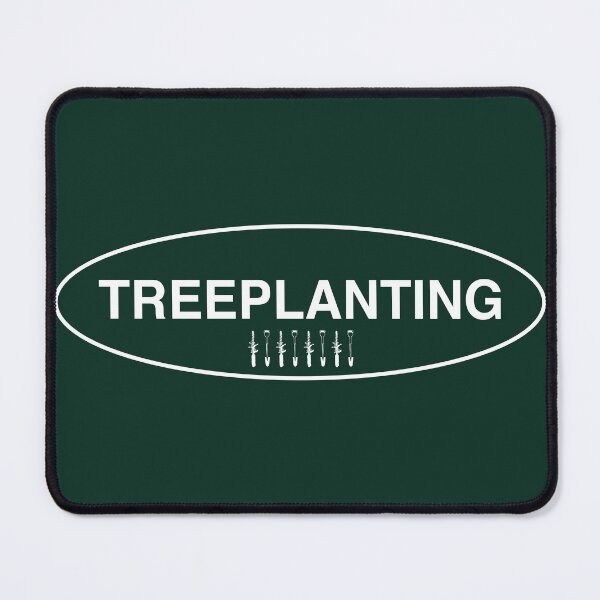 Item preview, Treeplanting - Spruce and Shovel Spade (white text) designed and sold by Johnston Creative.