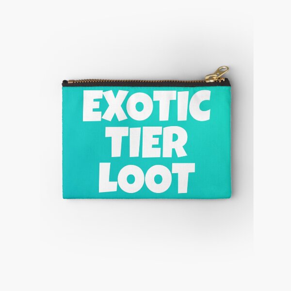 Item preview, Exotic Tier Loot Gamer Turquoise Blue Slogan designed and sold by JessicaAmber.