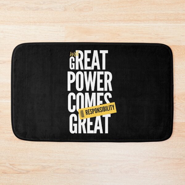 Item preview, With Great Power Comes Great Responsibility Essential T-Shirt designed and sold by donniejeanjr6.