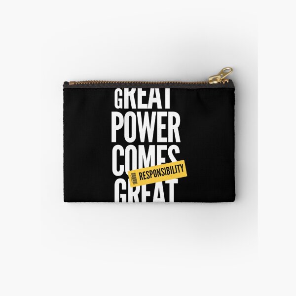 Item preview, With Great Power Comes Great Responsibility Essential T-Shirt designed and sold by donniejeanjr6.