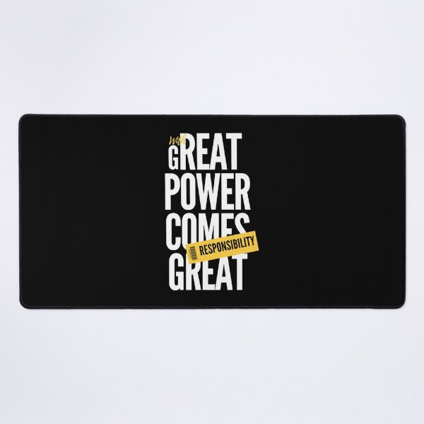 Item preview, With Great Power Comes Great Responsibility Essential T-Shirt designed and sold by donniejeanjr6.