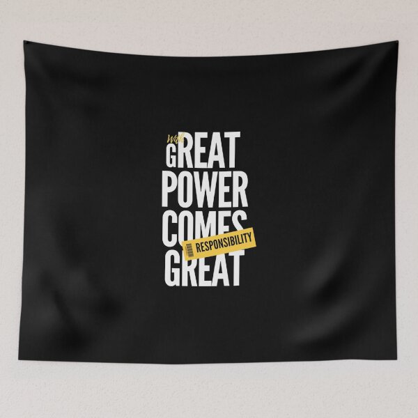Item preview, With Great Power Comes Great Responsibility Essential T-Shirt designed and sold by donniejeanjr6.