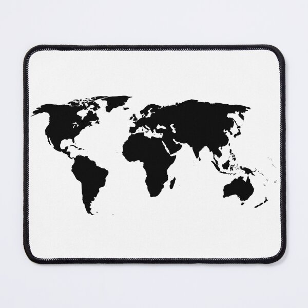 Item preview, World Map Silhouette designed and sold by Johnston Creative.