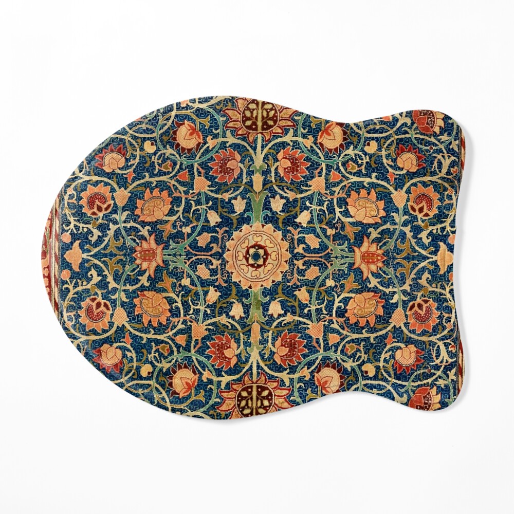 William Morris Floral Carpet Print Duffle Bag by Vicky Brago-Mitchell®