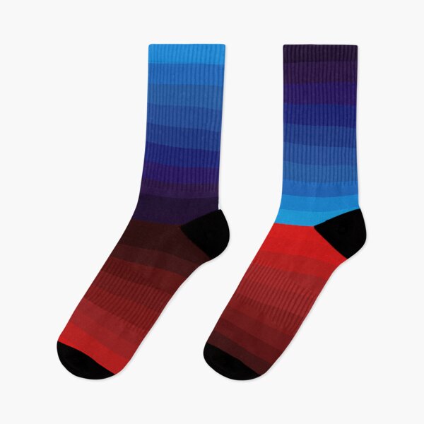 Item preview, Red and Blue Gradient Pattern in Square Grid designed and sold by SnarkyTeesMugs.