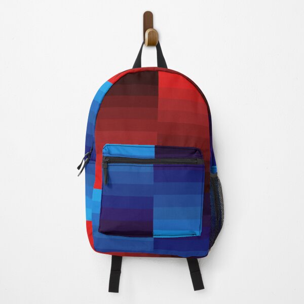 Item preview, Red and Blue Gradient Pattern in Square Grid designed and sold by SnarkyTeesMugs.