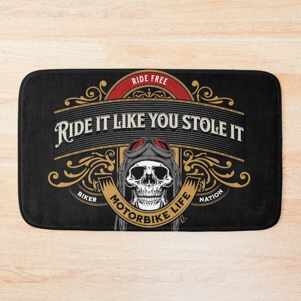 Item preview, Biker Cool Vintage Ride Like You Stole it Motorcycle  designed and sold by CattlettArt.