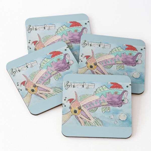 Item preview, Fishy Christmas Holiday Design designed and sold by AliCatOriginals.