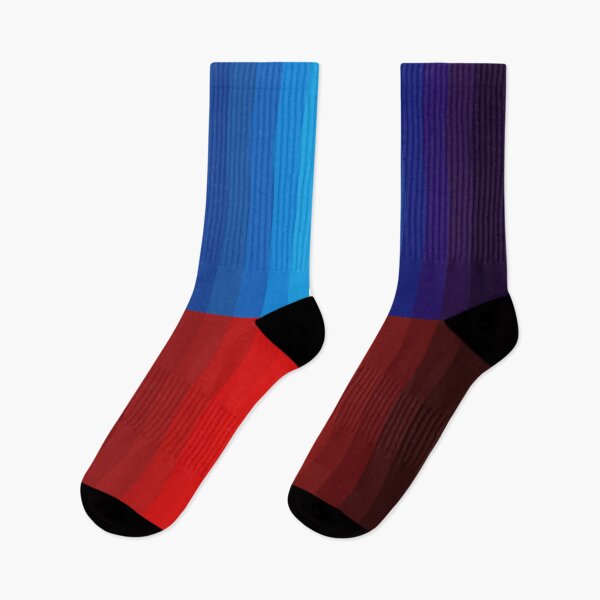 Item preview, Red and Blue Gradient Pattern in Square Grid designed and sold by SnarkyTeesMugs.