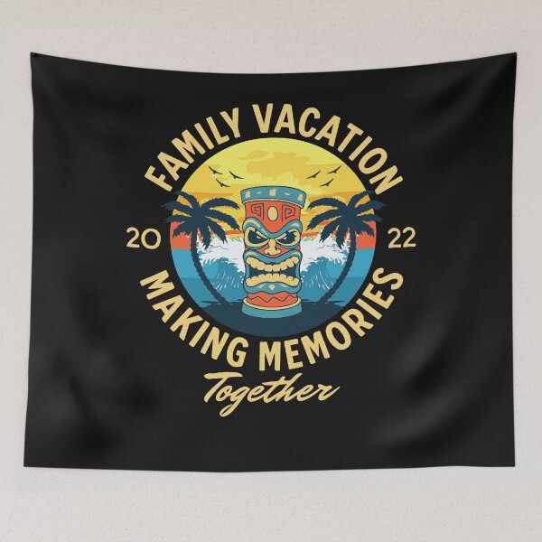 Item preview, Family Vacation 2022 Making Memories Together - Family Trip Summer Vacation Beach 2022 Vintage Lover designed and sold by Evrard123123.