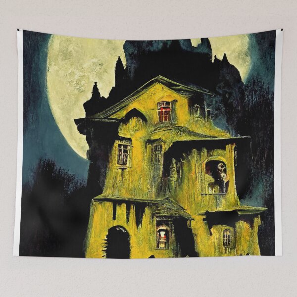 Item preview, Haunted Pulp Art Castle designed and sold by trebory6.