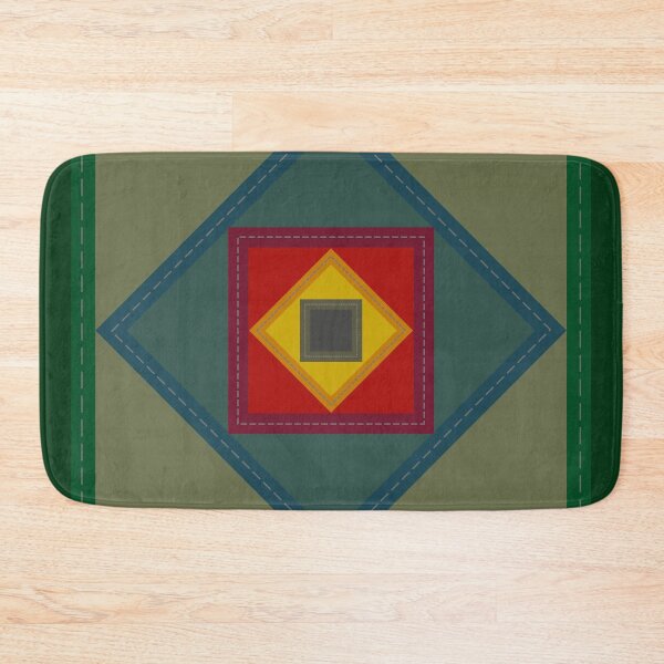 Item preview, Patch Work Design - Olive Green, Gray, Red, Yellow mix designed and sold by SaShaCreations.
