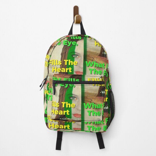 Item preview, Irish Proverb - What Fills The Eye, Fills The Heart designed and sold by IrishProverbs.