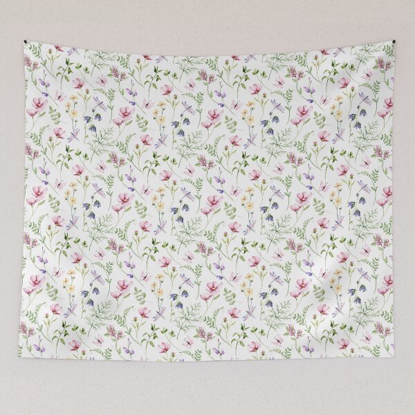 Item preview, Hand Painted Watercolour Wild Flowers designed and sold by SydneyPapierCo.