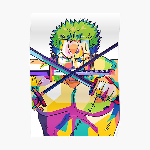 "Roronoa Zoro One Piece" Poster for Sale by DanielDutkosky | Redbubble