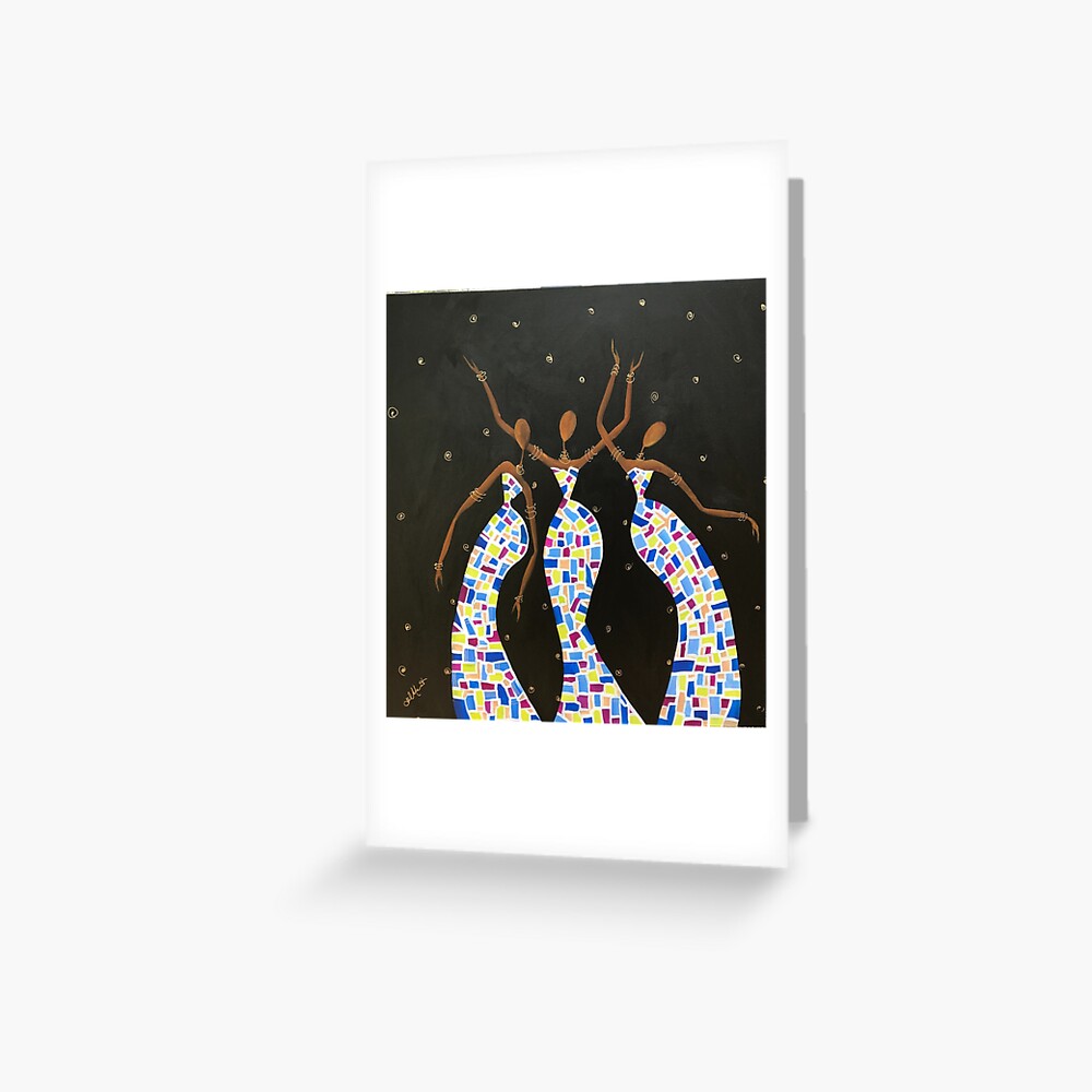 Me and My Girls Greeting Card