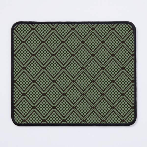 Item preview, Green & Brown Geometric Plaid Diamond Pattern designed and sold by NoBonesLife.