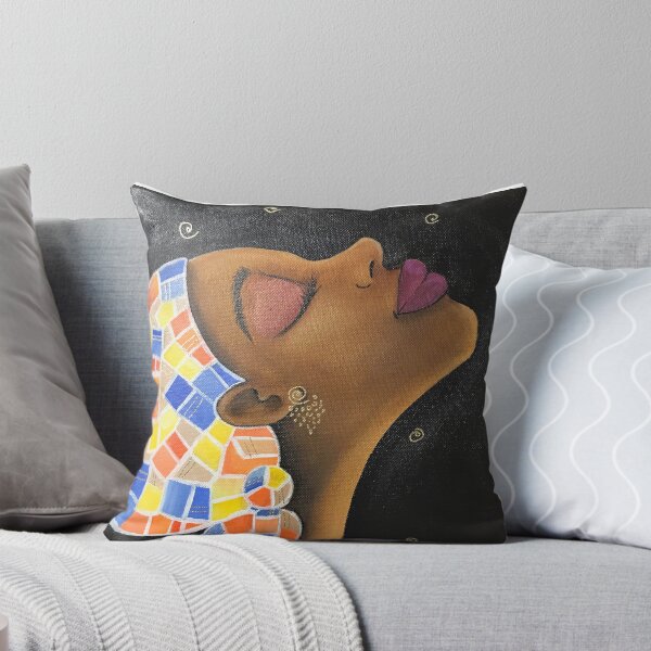 Midnight Breeze Throw Pillow