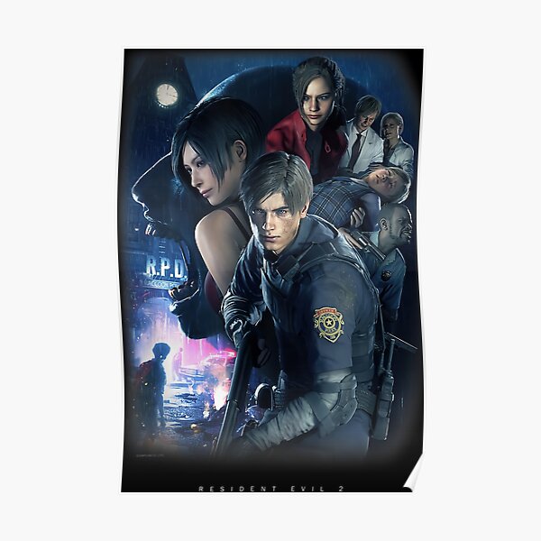 Resident Evil 2 Poster For Sale By N4naa Redbubble