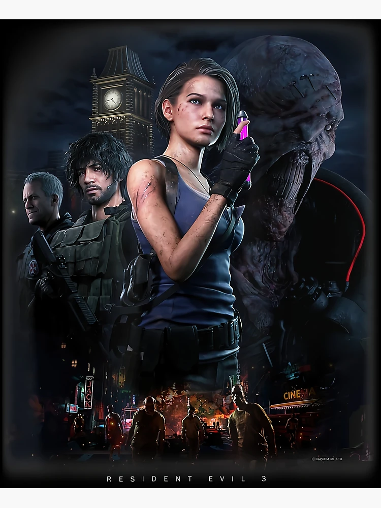 Film Resident Evil Nemesis Poster For Sale Mit "Top Resident Evil 3