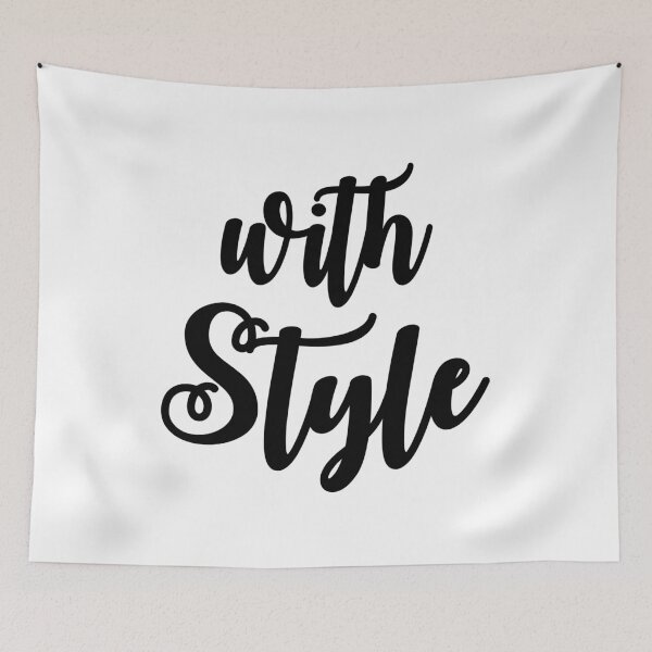 Item preview, With Style - Black/White designed and sold by BobbyG305.