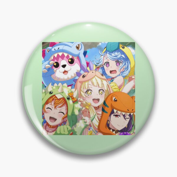 Item preview, BanG Dream Bandori Hagumi Misaki Kanon Kokoro Kaoru Happy Dinosaur Edit designed and sold by Galileo Majors.