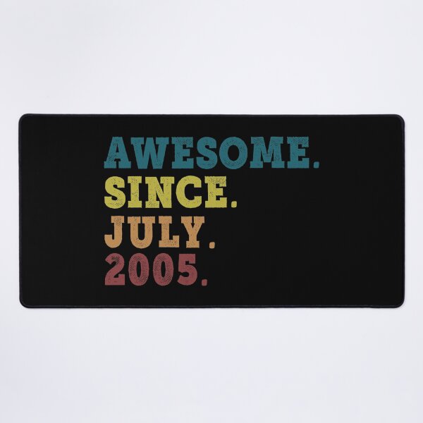 Item preview, Awesome Since July 2005 Retro Vintage 17th Birthday Gift designed and sold by designbychow.