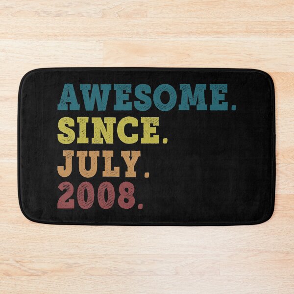 Item preview, Awesome Since July 2008 Retro Vintage 14th Birthday Gift designed and sold by designbychow.