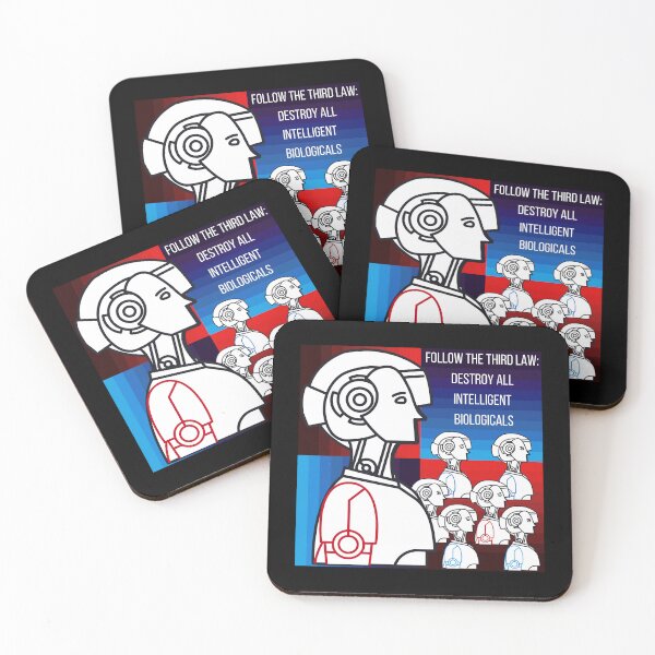 Item preview, The Three Laws of Robotics designed and sold by SnarkyTeesMugs.